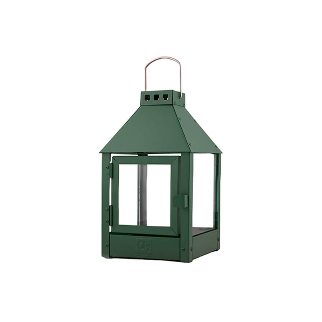 Olivengrøn Lanterne | A2 Living Olivengrøn Mini Quadro Lanterne | L17xB17xH27,5 cm