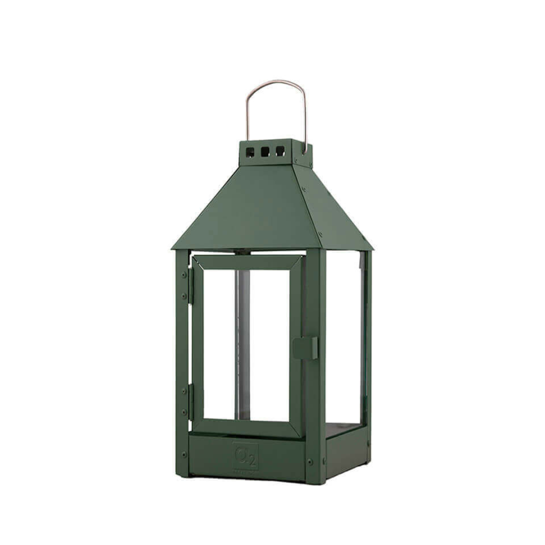 Olivengrøn Lanterne | A2 Living Olivengrøn Mini Lanterne | L17xB17xH33,5 cm