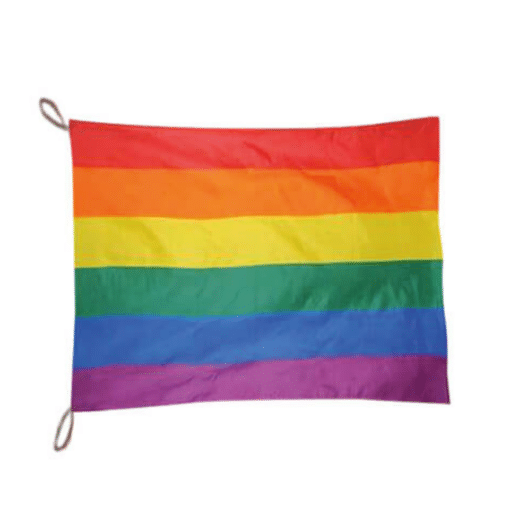 Regnbue Flag Til Ophæng | A2 Living Løst Velkomstflag Rainbow | L45Xb34Xd0,5 Cm | Fletkurven.dk