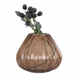 Everly Vase | Moderne &Amp; Unik Vase I Mundblæst Glas | Ø20X16 Cm | Fletkurven.dk