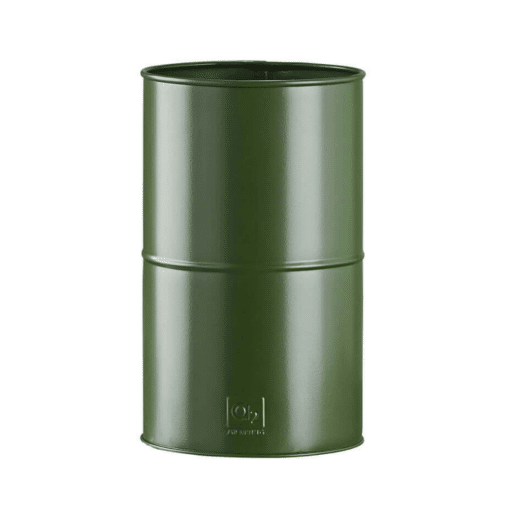 Cylinderformet Vase | A2 Living Olivengrøn Vase | Sæt M. 2 Stk. / 2 Str | Fletkurven.dk