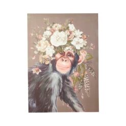 Lei Monkey Art | Canvas Billede | 50X70 Cm | Fletkurven.dk