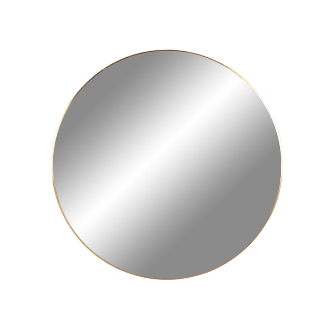 Jersey spejl rundt messing | Stål | Ø60 cm